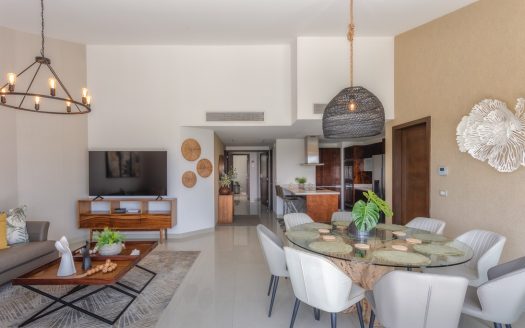 Departamento amueblado en Mareazul Residences, Riviera Maya.